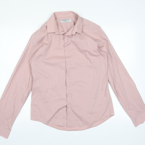 Cedar Wood State Mens Pink    Dress Shirt Size M
