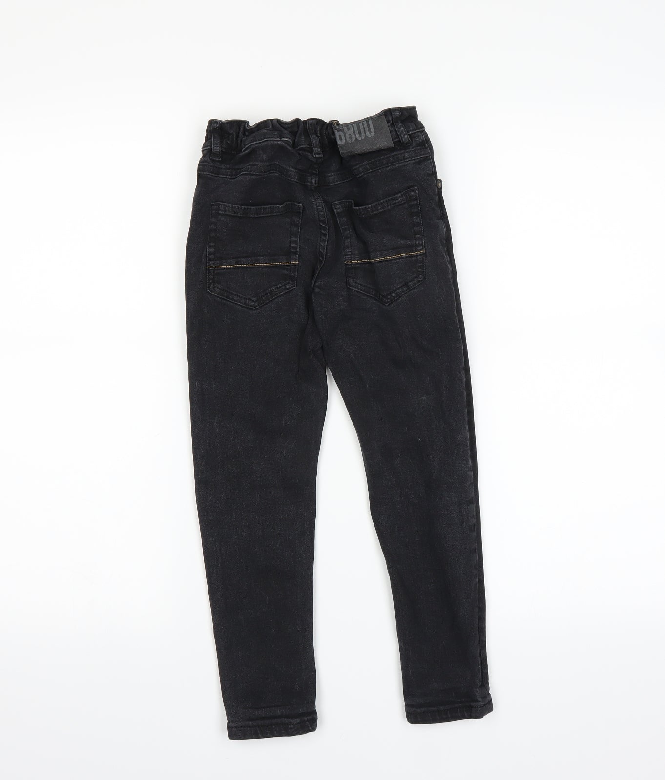 George Boys Black  Denim Skinny Jeans Size 6-7 Years