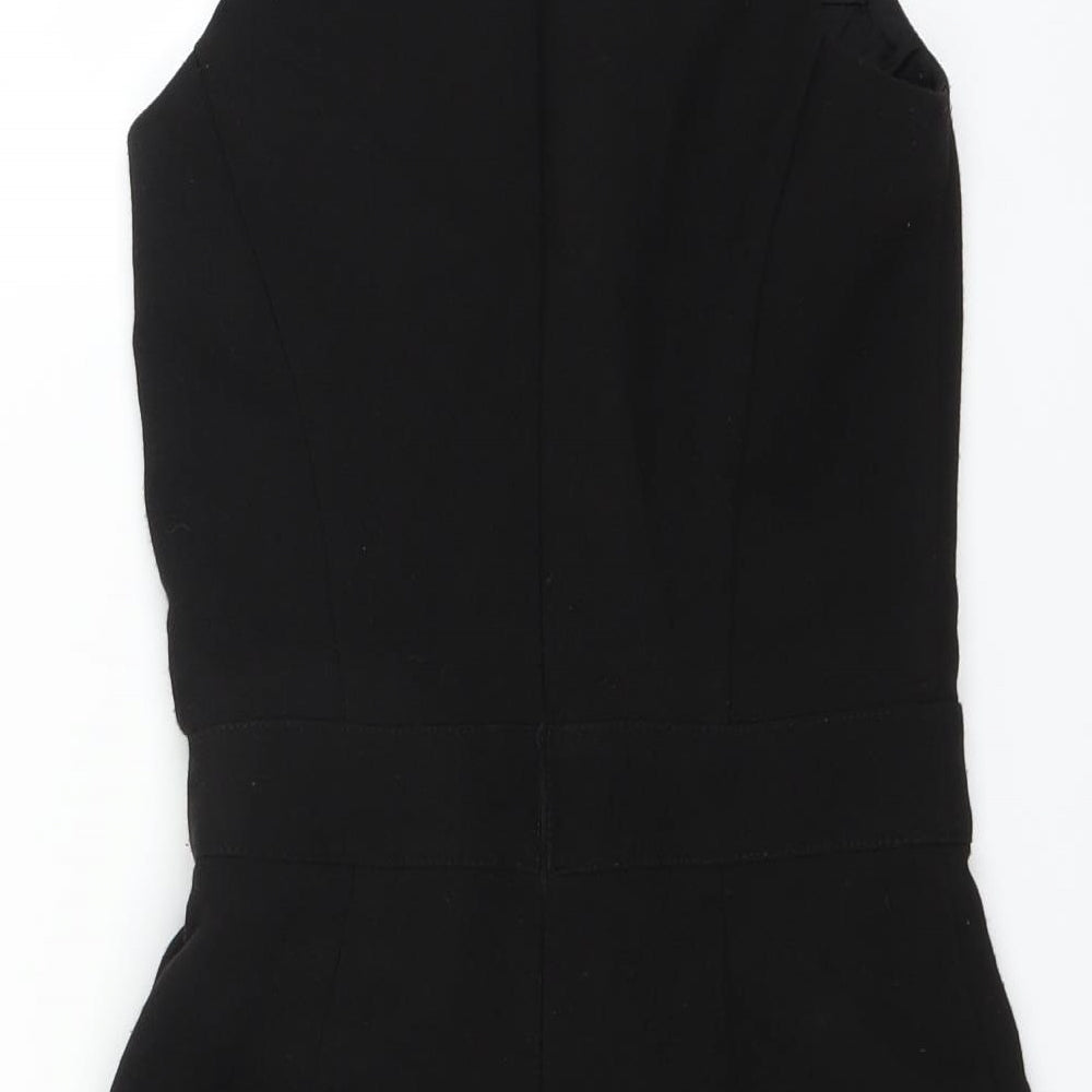 Miss Selfridge Womens Black   Playsuit One-Piece Size 4