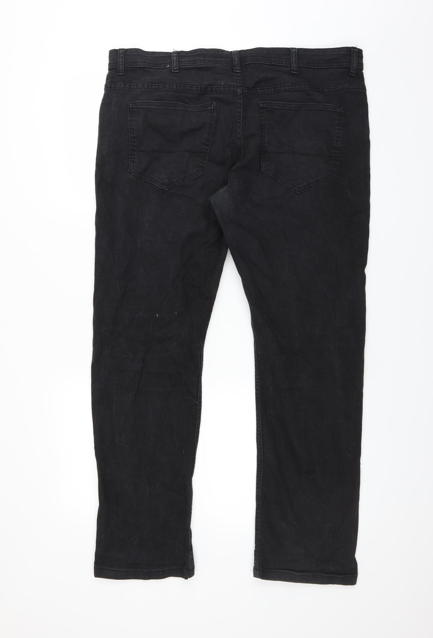 Primark Mens Black  Denim Straight Jeans Size 38 in L30 in