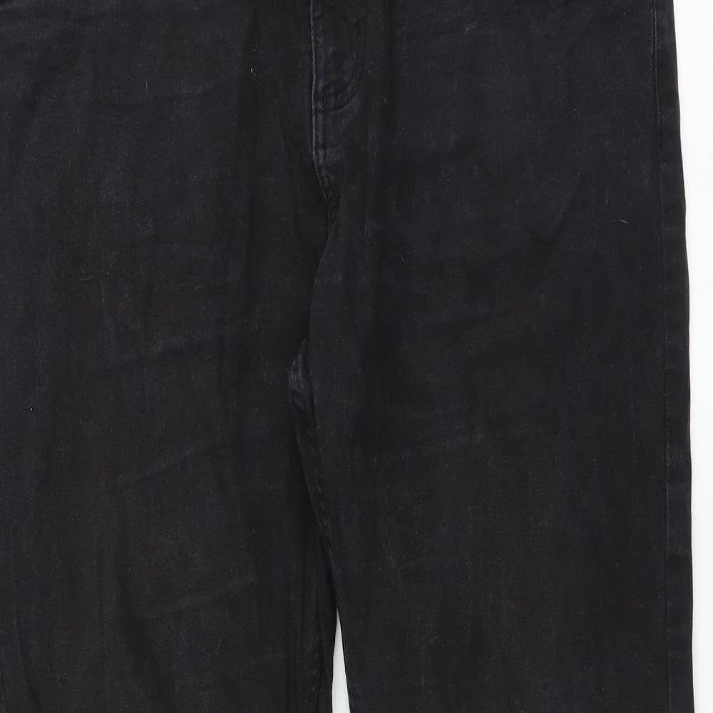 Primark Mens Black  Denim Straight Jeans Size 38 in L30 in