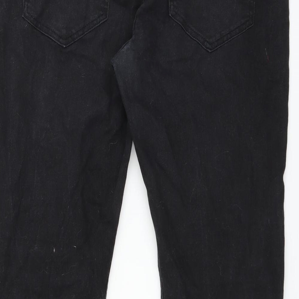 Primark Mens Black  Denim Straight Jeans Size 38 in L30 in