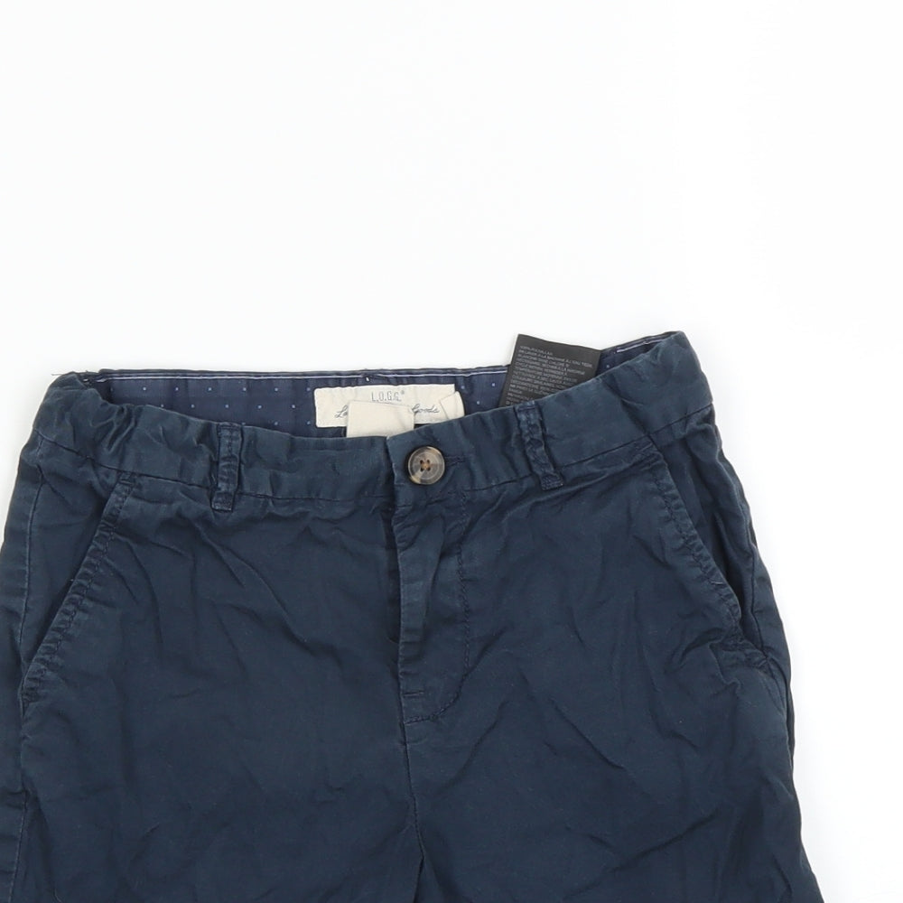 H&M Boys Blue   Chino Shorts Size 6-7 Years