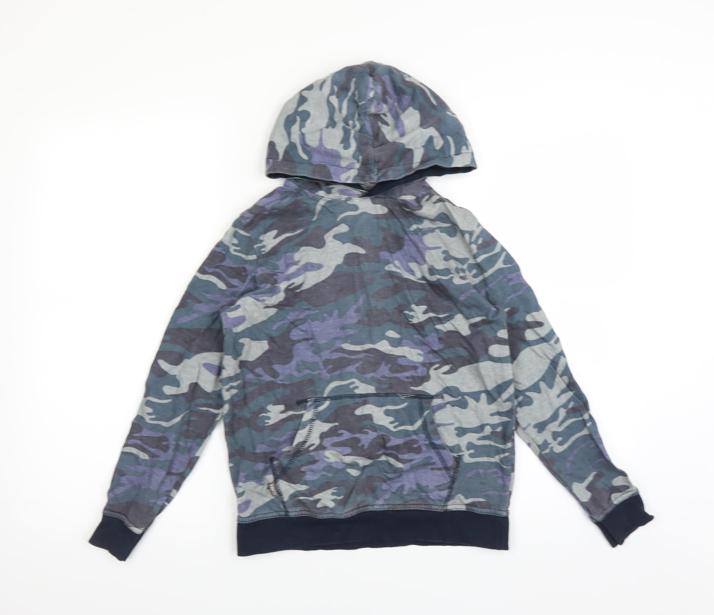 Terranova Boys Blue Camouflage  Pullover Hoodie Size 12-13 Years