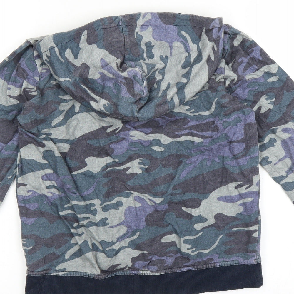 Terranova Boys Blue Camouflage  Pullover Hoodie Size 12-13 Years