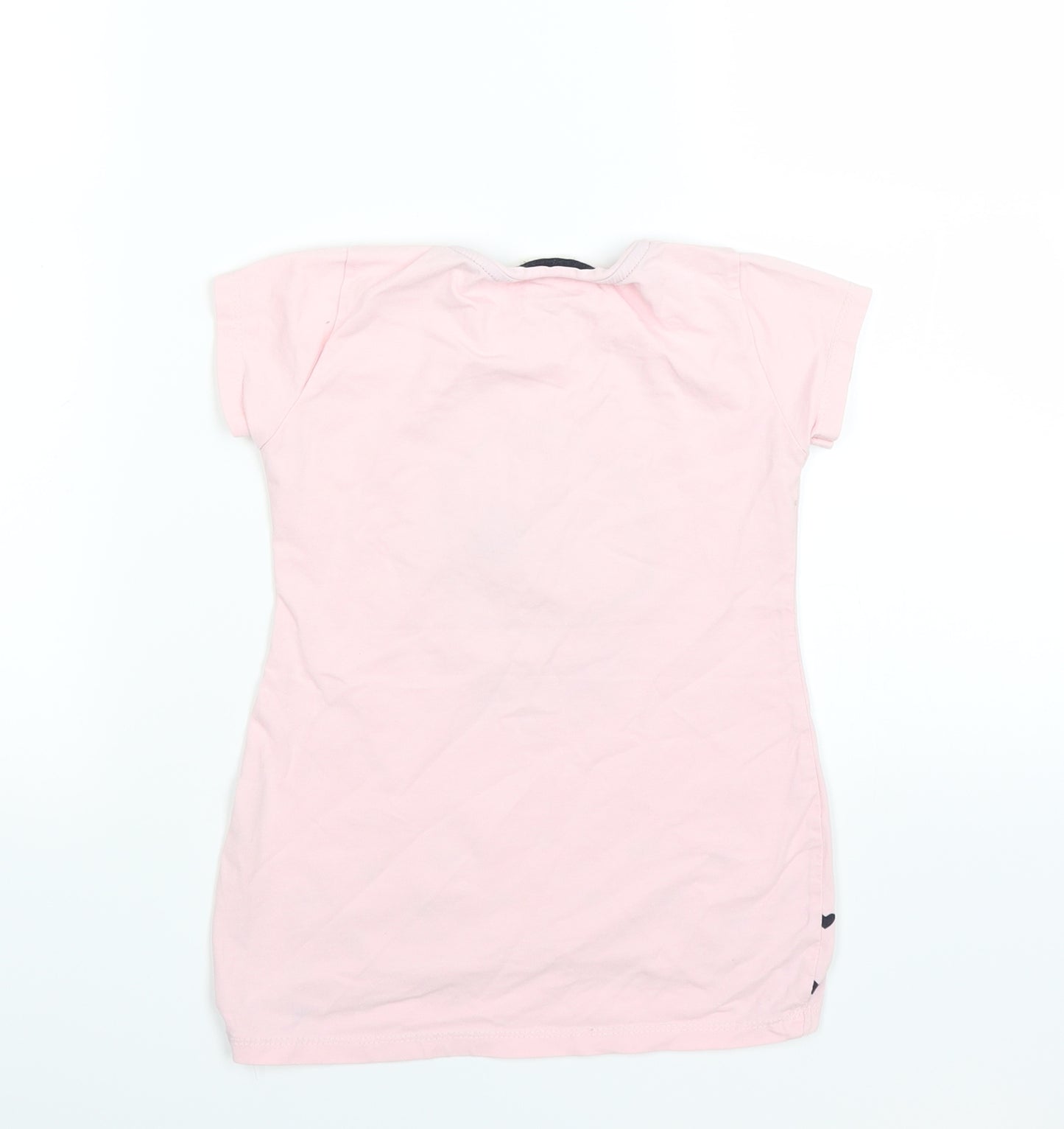 FILE Womens Pink   Basic T-Shirt Size 8  - MEOW