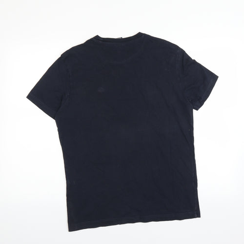 Champion Mens Blue    T-Shirt Size S