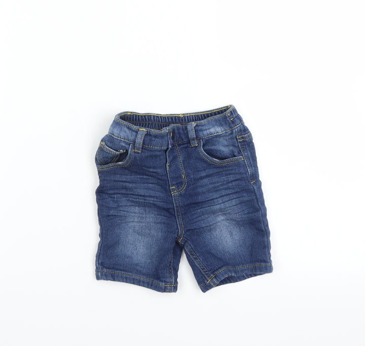 Early days Boys Blue Denim Cropped Trousers Size 9-12 Months - SHORTS