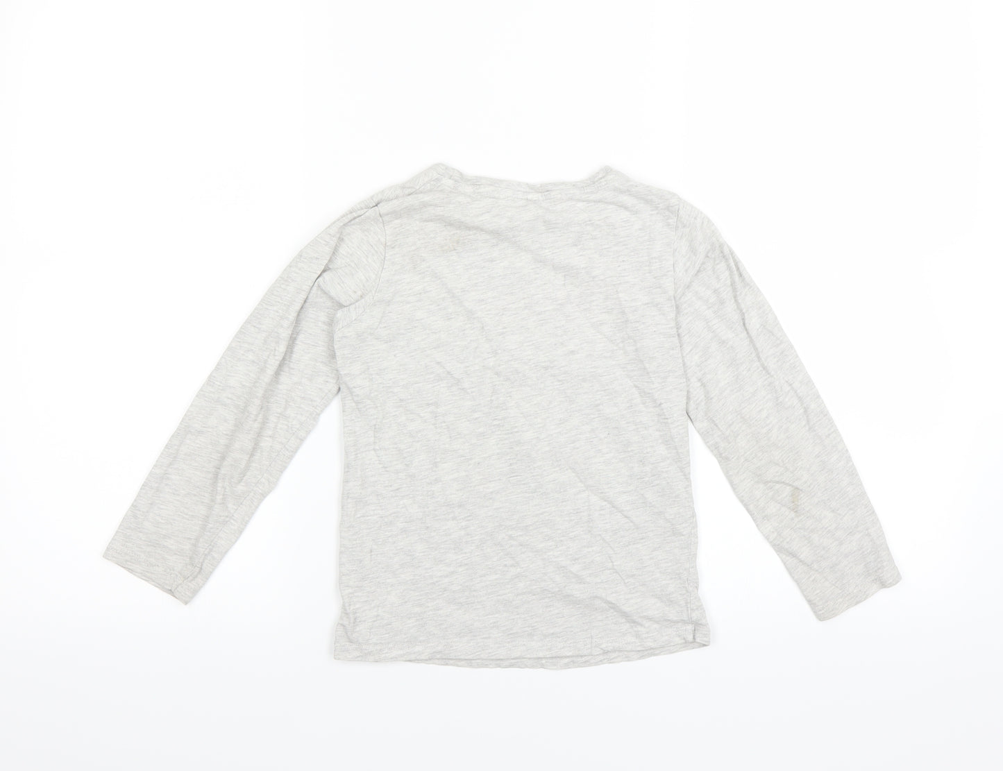 PEP & CO Girls Grey   Basic T-Shirt Size 7-8 Years  - skating