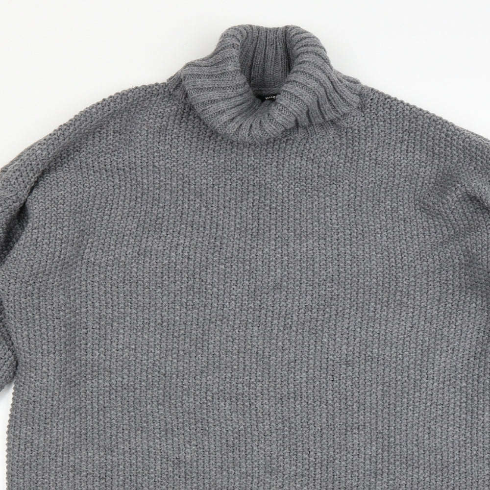 Missguided Womens Grey   Jumper Dress  Size 18