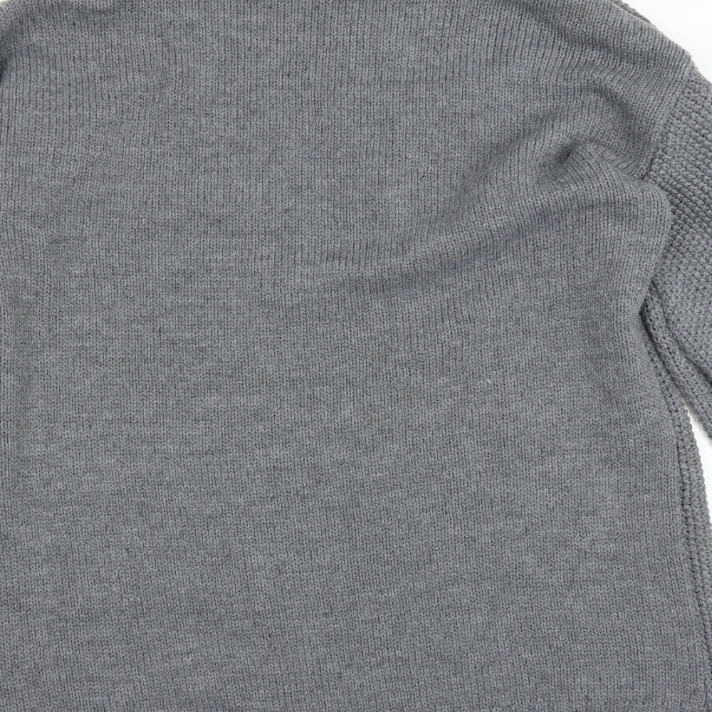 Missguided Womens Grey   Jumper Dress  Size 18