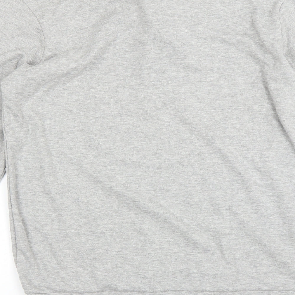 Dreams Womens Grey Solid  Top Pyjama Top Size XL  - Sweatshirt