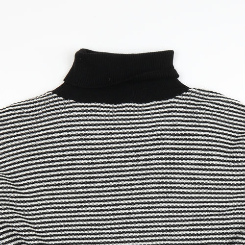 Primark Womens Black Striped  Pullover Jumper Size M