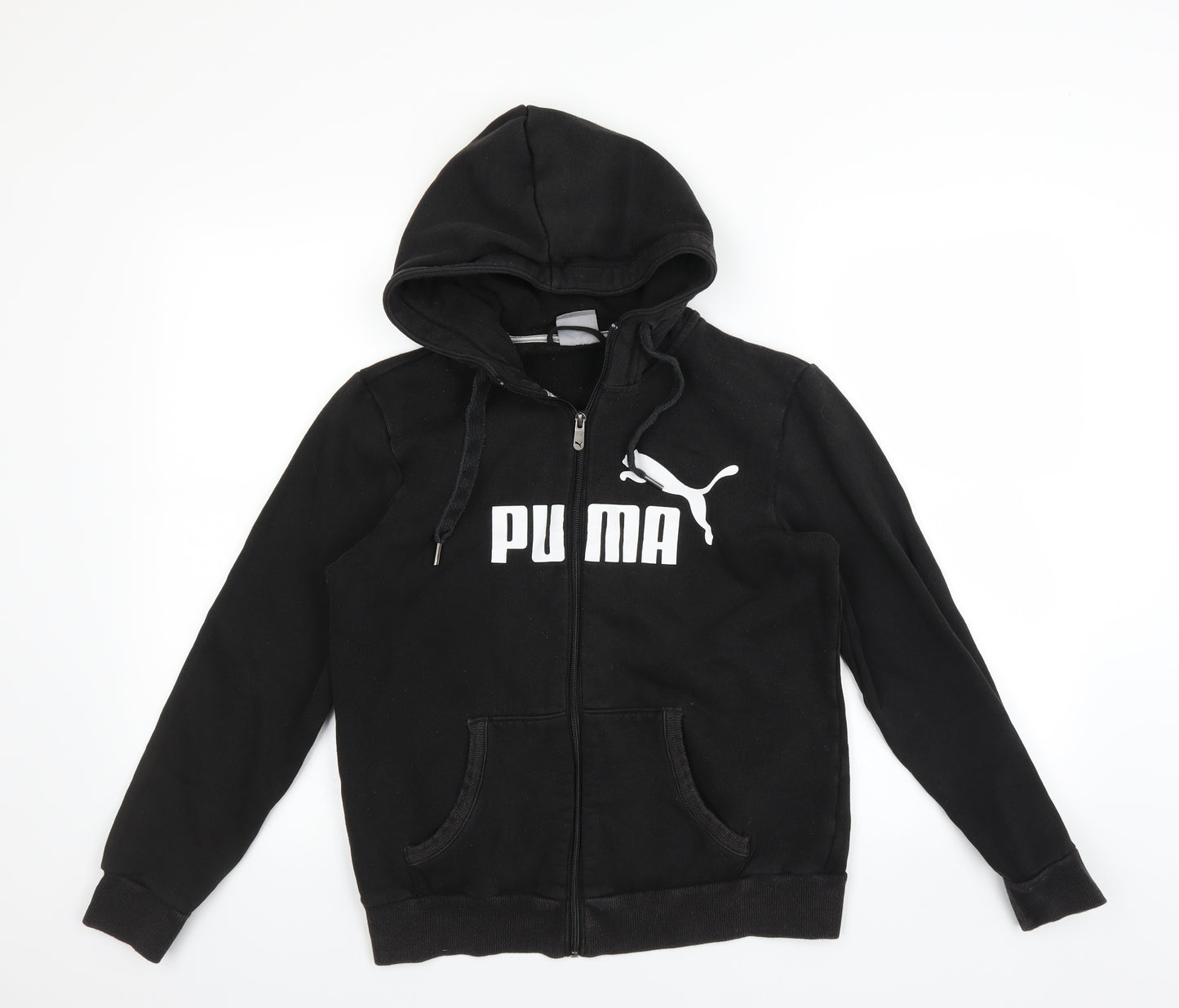 PUMA Womens Black   Full Zip Hoodie Size 12