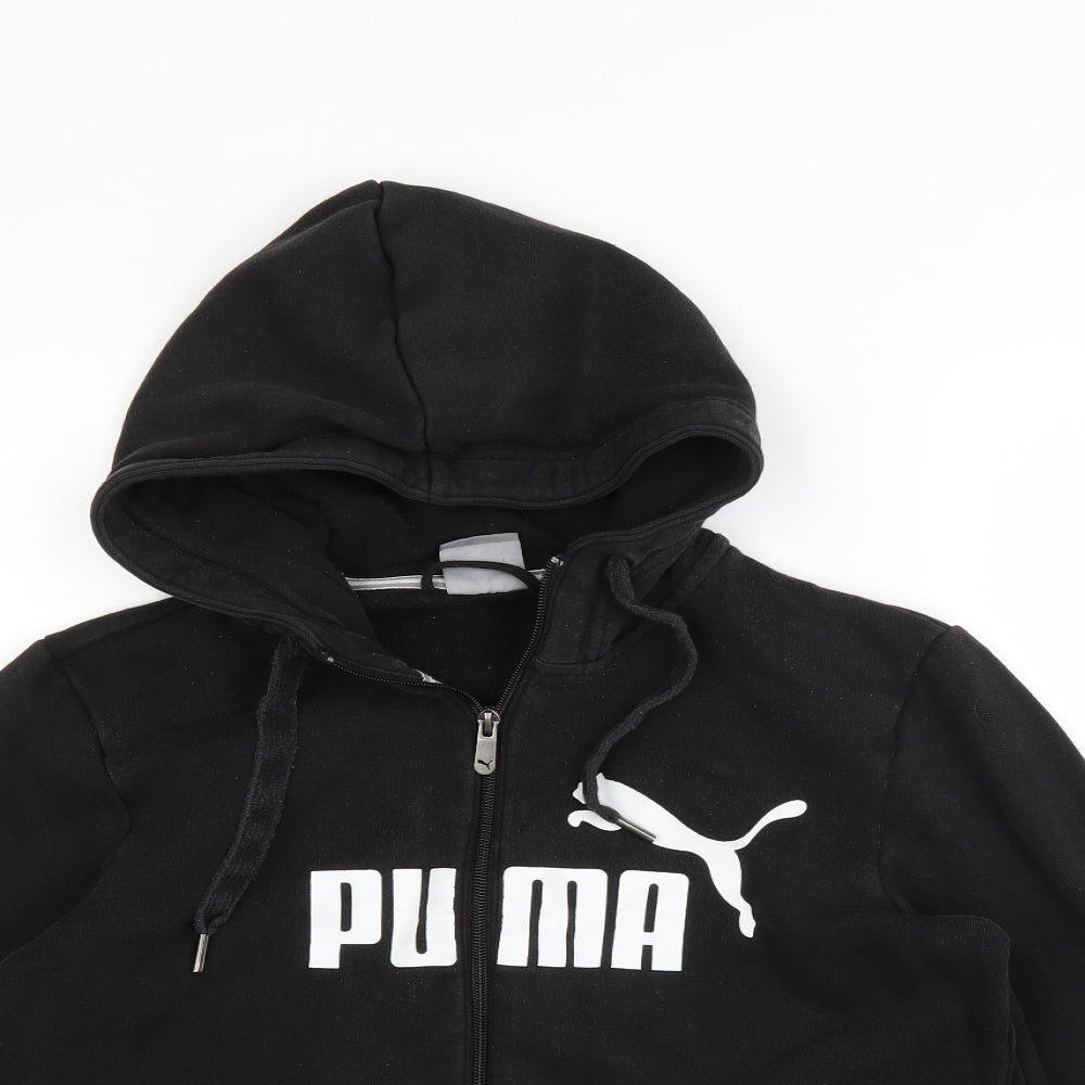 PUMA Womens Black   Full Zip Hoodie Size 12