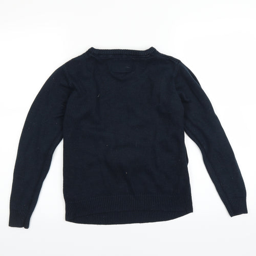 Primark Boys Blue   Pullover Jumper Size 10-11 Years  - CHRISTMAS