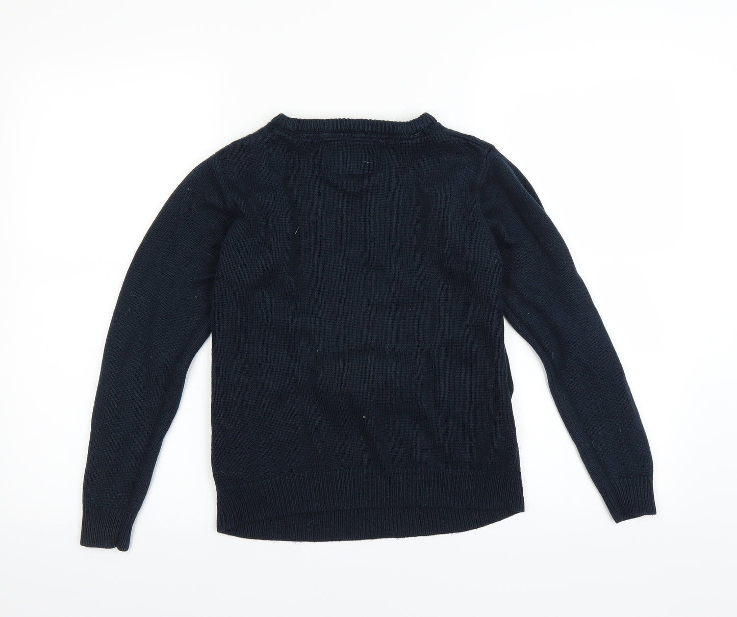 Primark Boys Blue   Pullover Jumper Size 10-11 Years  - CHRISTMAS