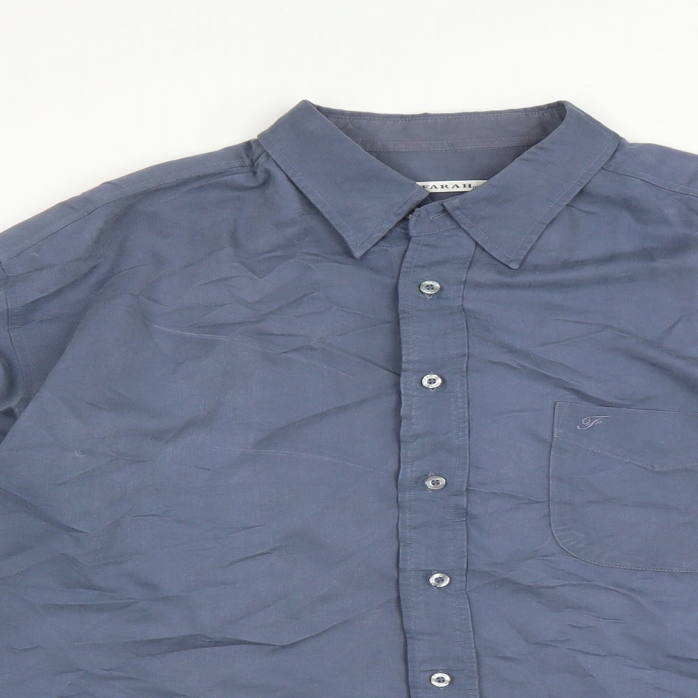 Farah Mens Blue    Button-Up Size XL