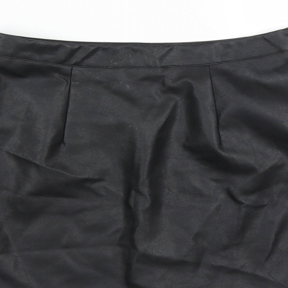 Primark Womens Black   A-Line Skirt Size 14