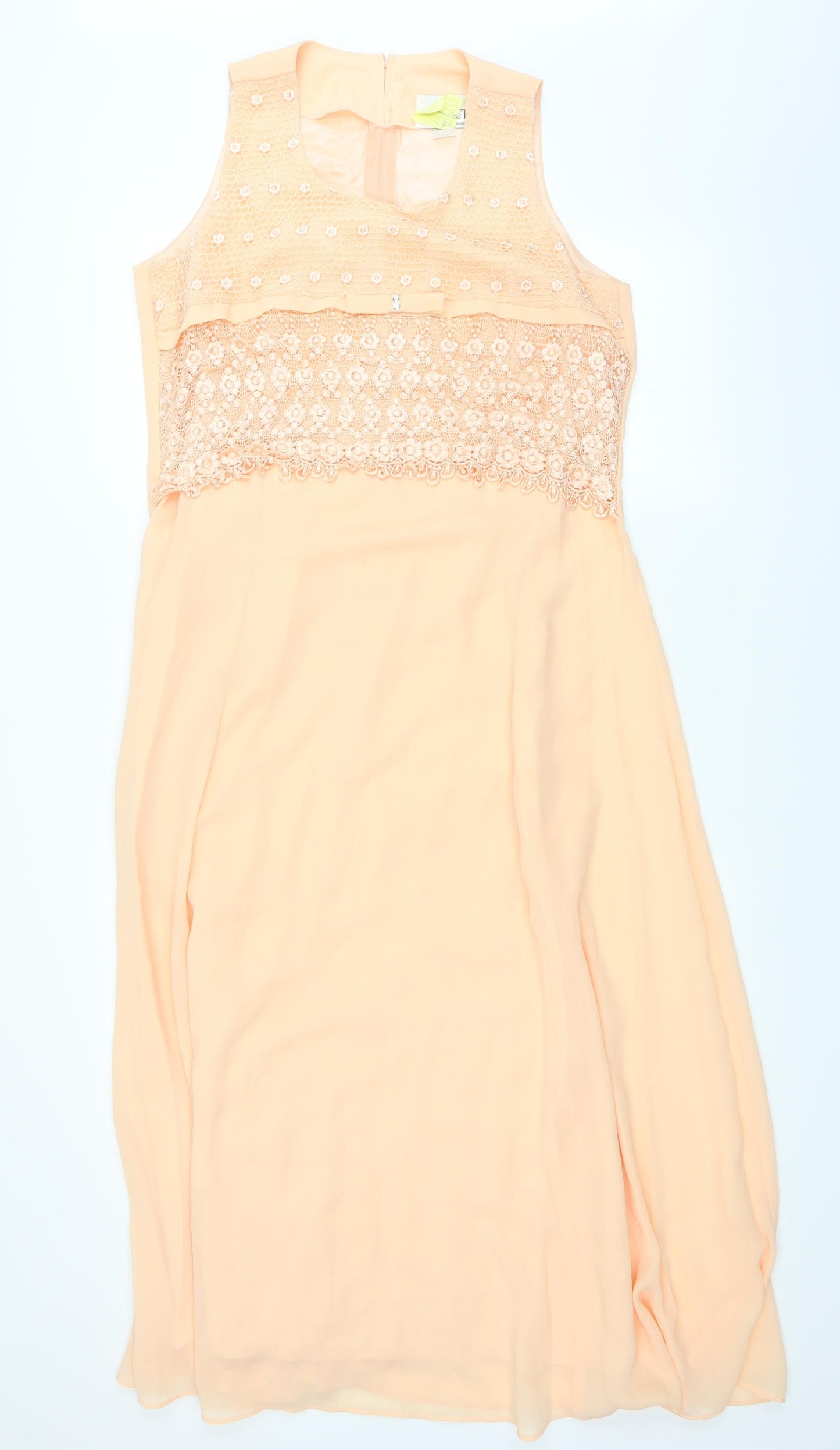 Rose Womens Orange   Ball Gown  Size L  - Peach colour