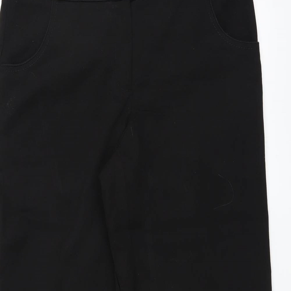 NEXT Womens Black   Trousers  Size 14 L32 in - LONG LEG WIDE LEG