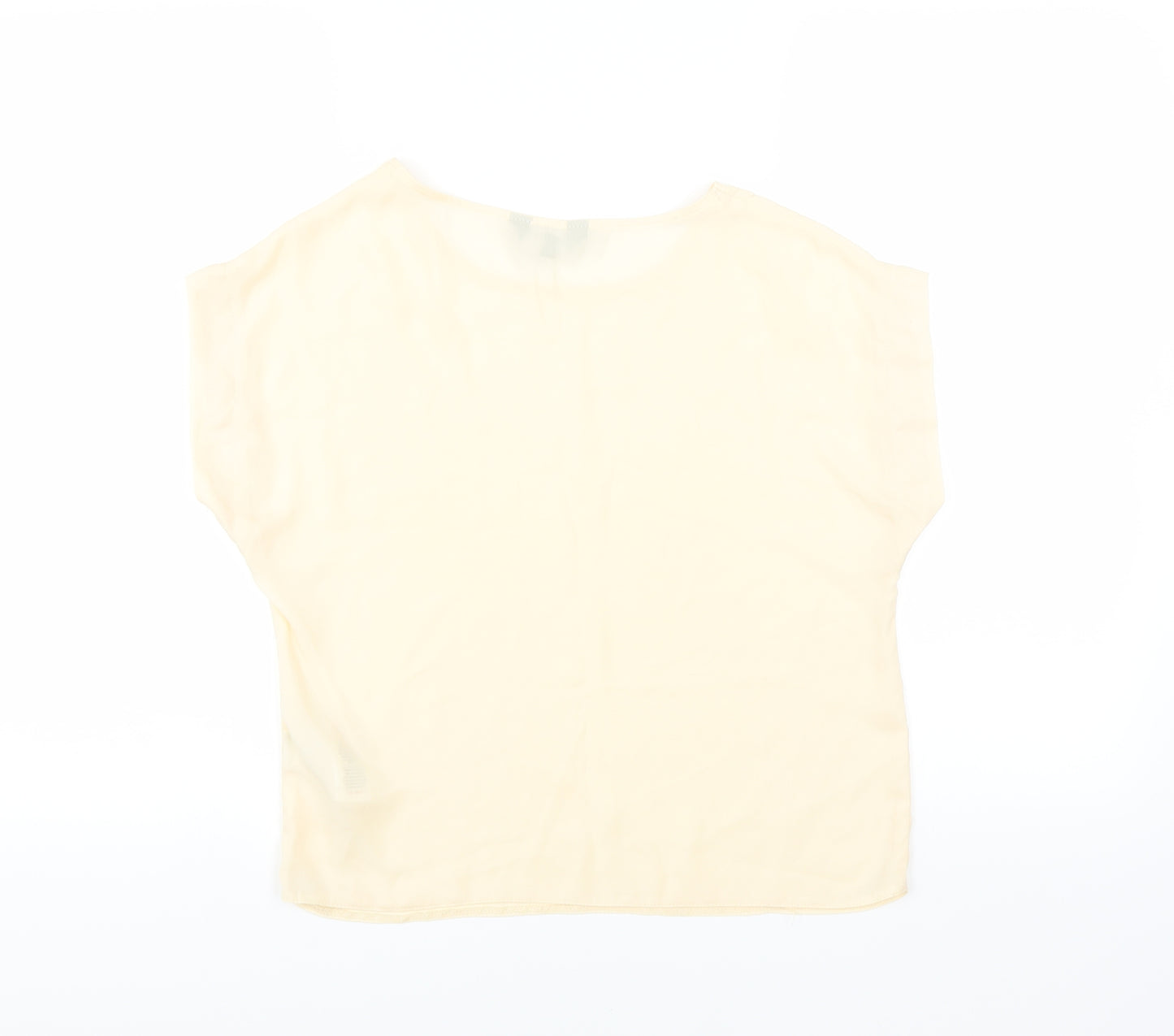 New Look Womens Orange   Basic Blouse Size 8  - Peach colour