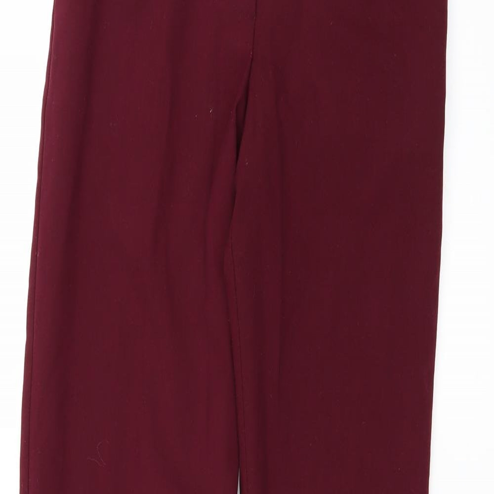 Topshop Womens Red   Trousers  Size 6 L30 in