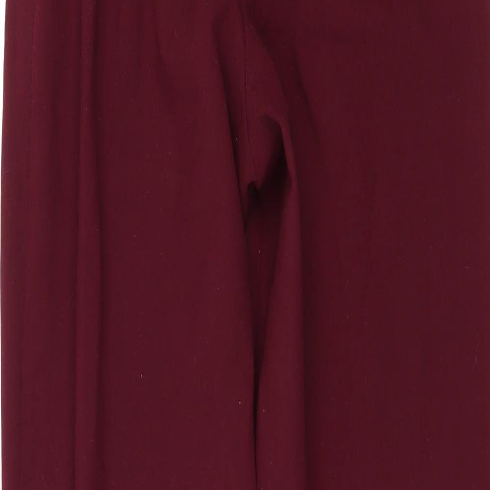 Topshop Womens Red   Trousers  Size 6 L30 in