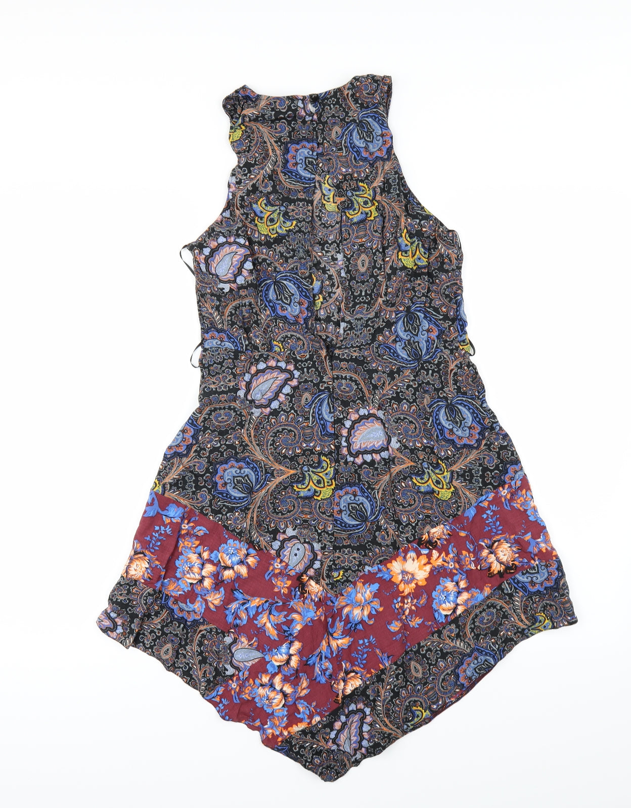 Topshop Womens Multicoloured Geometric  Mini  Size 10