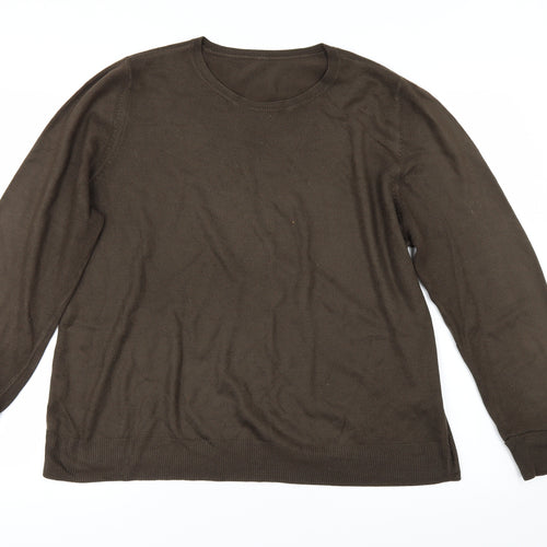 BHS Womens Brown   Pullover Jumper Size 18