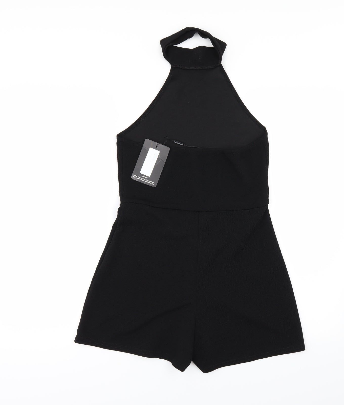 Boohoo Womens Black   Playsuit One-Piece Size 10