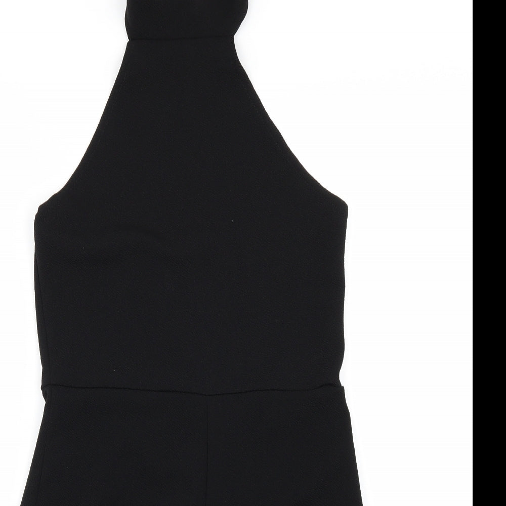 Boohoo Womens Black   Playsuit One-Piece Size 10