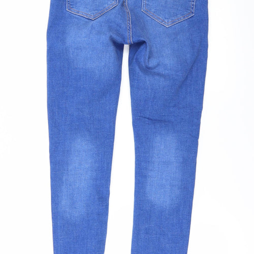 Denim & Co.` Womens Black  Denim Skinny Jeans Size 6 L27 in