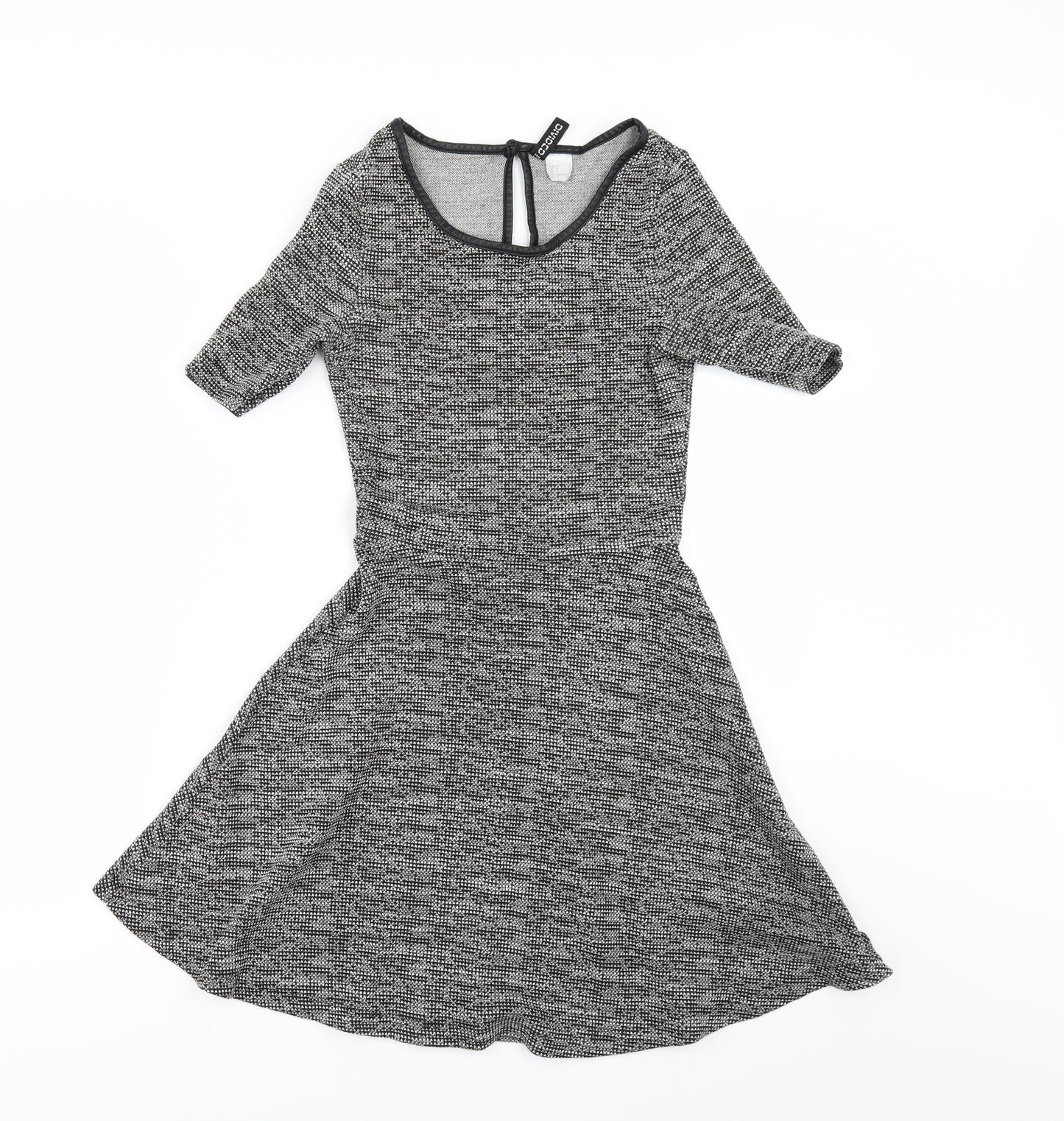 Divided by H&M Womens Grey   Skater Dress  Size 8