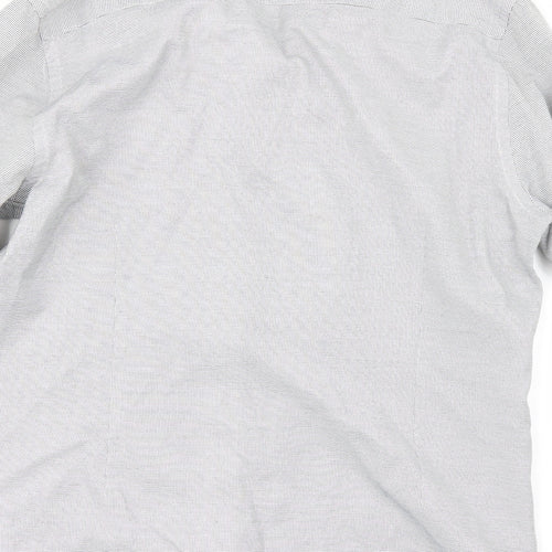 Spital Fields Mens Grey    Button-Up Size 16