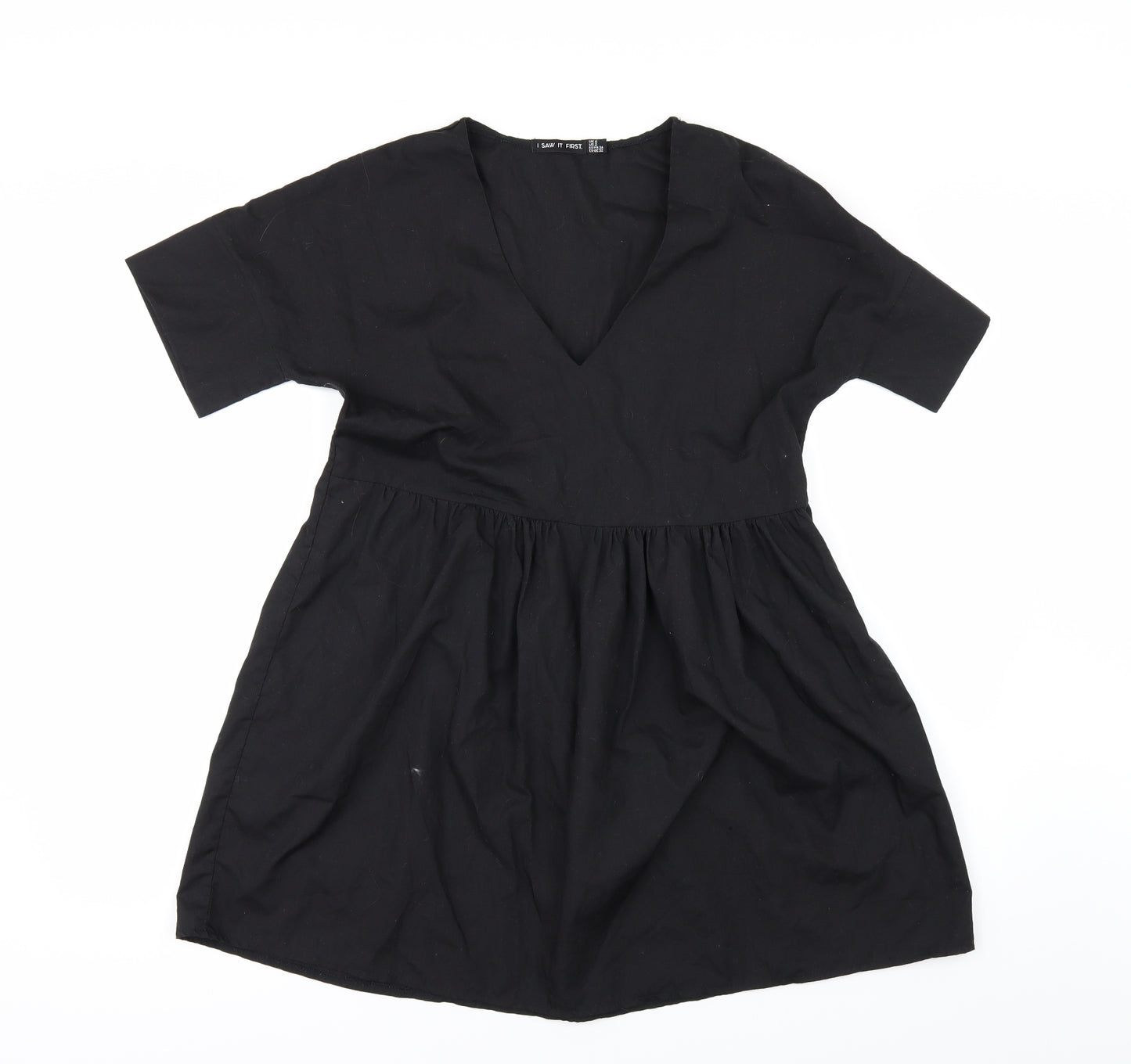 I SAW IT FIRST Womens Black   Tunic Blouse Size 6