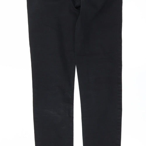 H&M Womens Black  Denim Skinny Jeans Size 6 L29 in