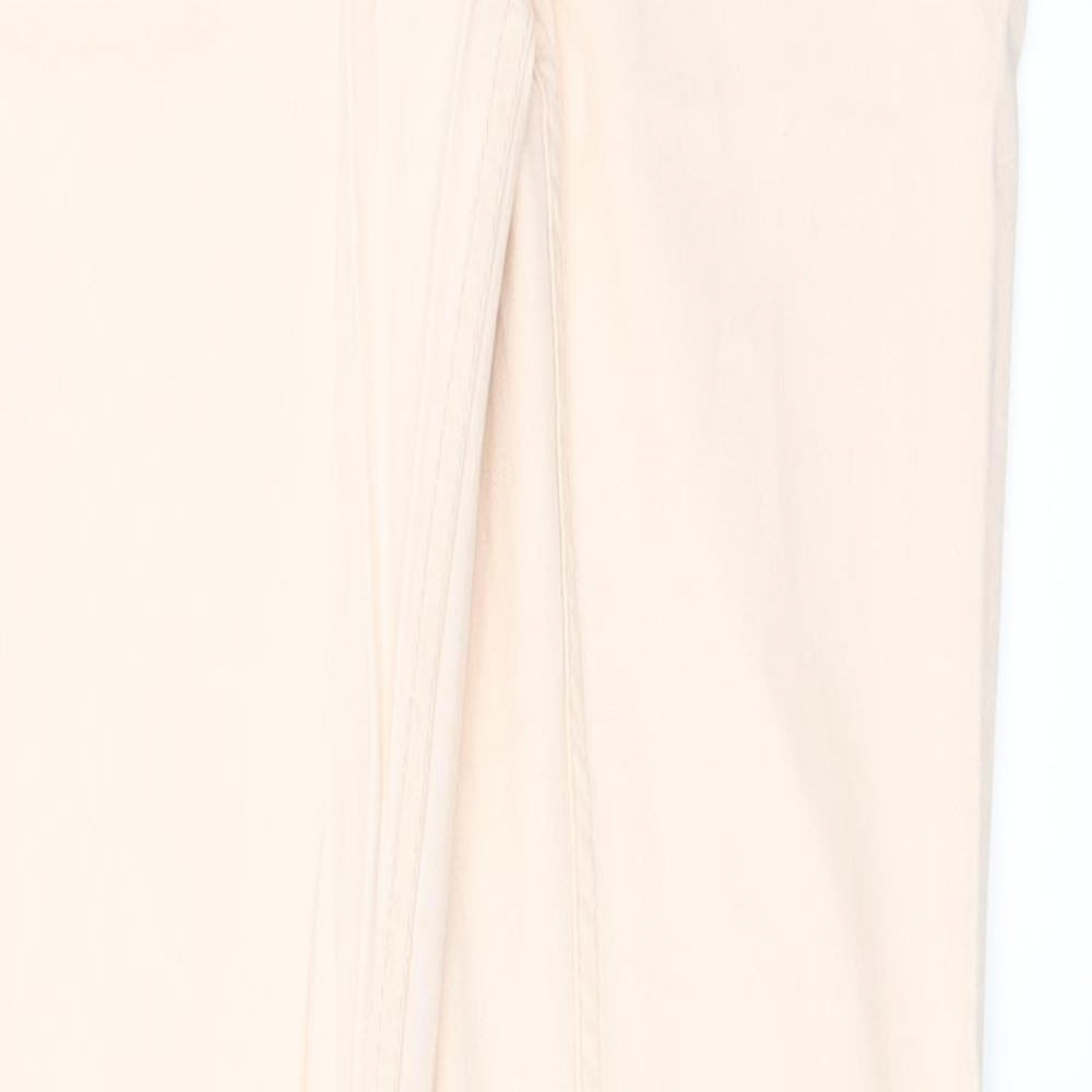 H&M Womens Orange  Denim Skinny Jeans Size 4 L28 in