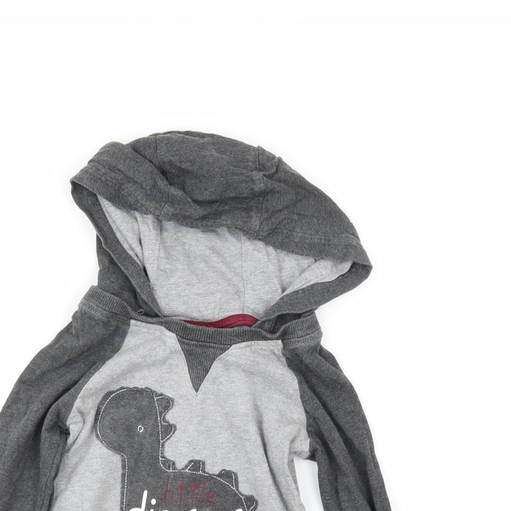 George Boys Grey   Basic T-Shirt Size 12-18 Months