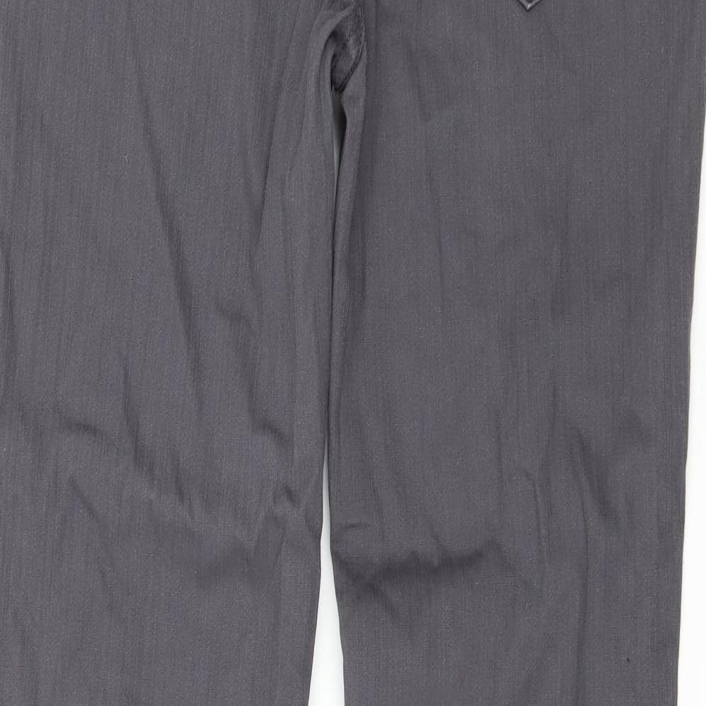 M&Co Womens Black  Denim Flared Jeans Size 10 L31 in