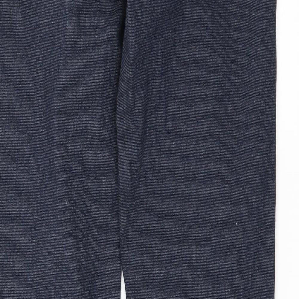 NEXT Mens Blue Check  Trousers  Size 28 in L33 in