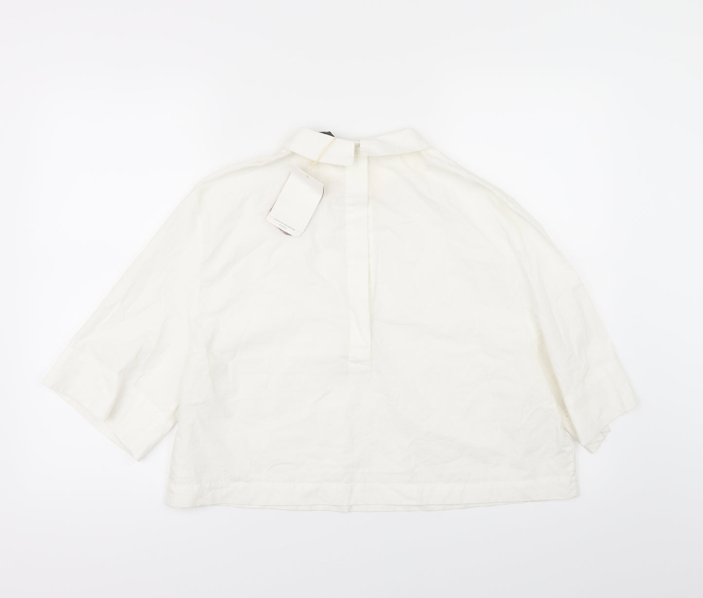 Zara` Womens White   Camisole Blouse Size L