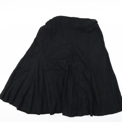 Marks and Spencer Womens Black   A-Line Skirt Size 18