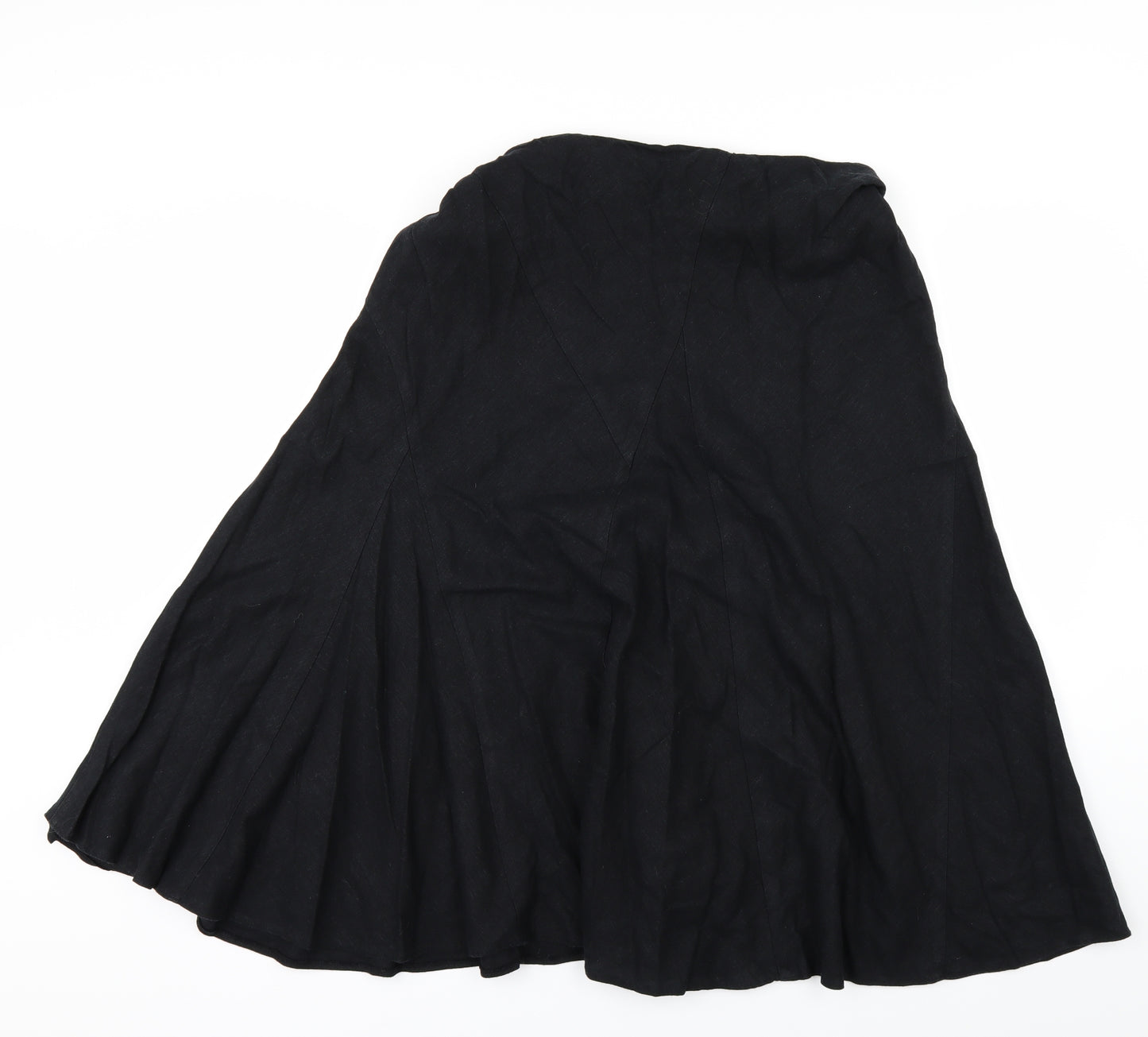 Marks and Spencer Womens Black   A-Line Skirt Size 18