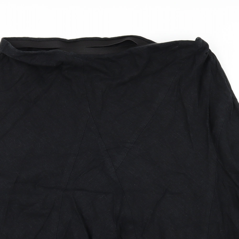 Marks and Spencer Womens Black   A-Line Skirt Size 18