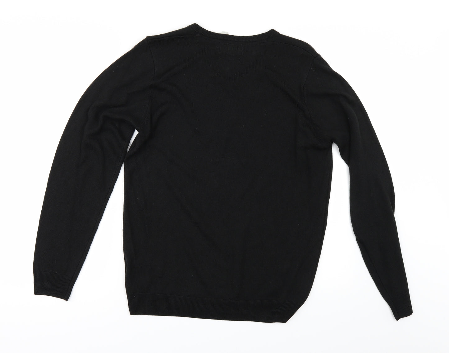 Marks and Spencer Mens Black   Pullover Jumper Size M