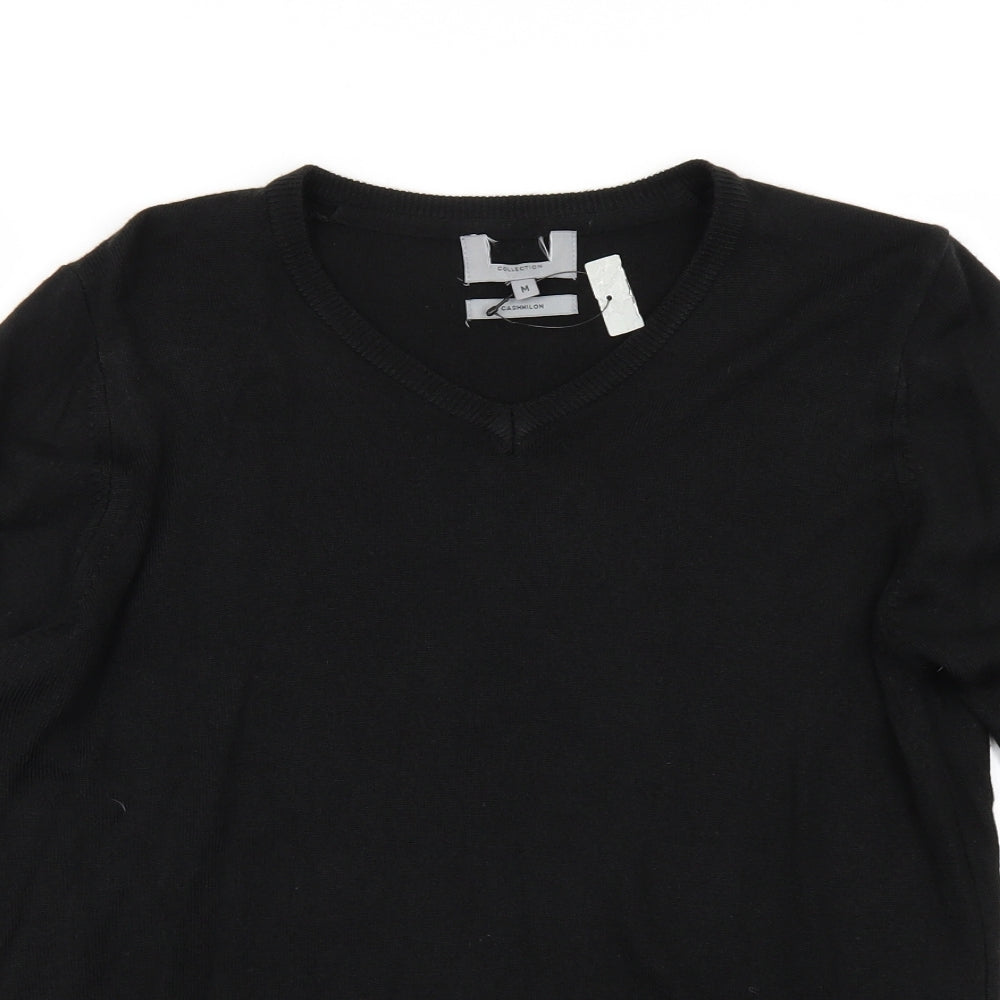 Marks and Spencer Mens Black   Pullover Jumper Size M