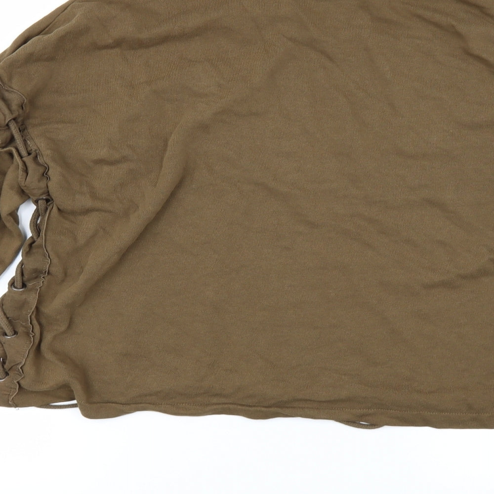 Zara Womens Green   Pullover Sweatshirt Size S