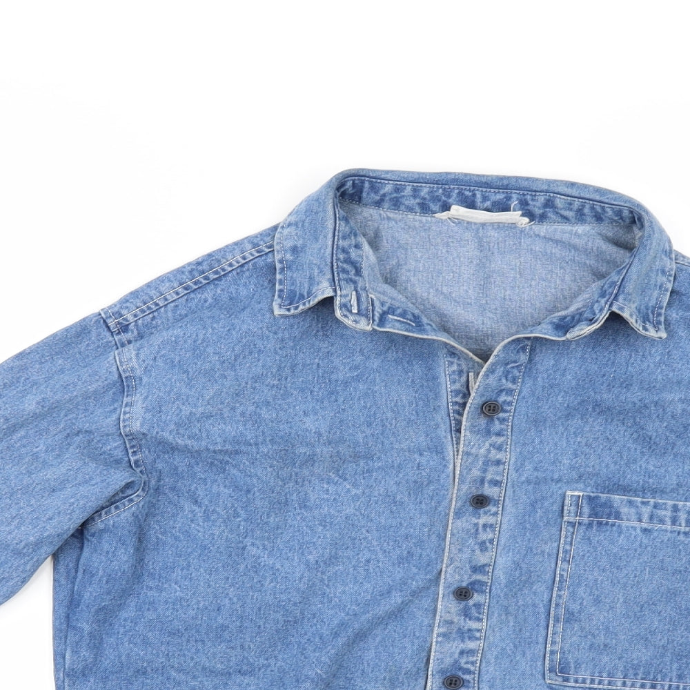 Native Youth Womens Blue  Denim Jacket  Size XS