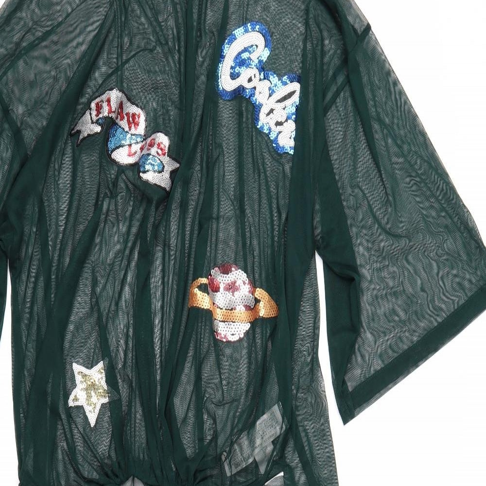 Zara Womens Green   Tunic Blouse Size L